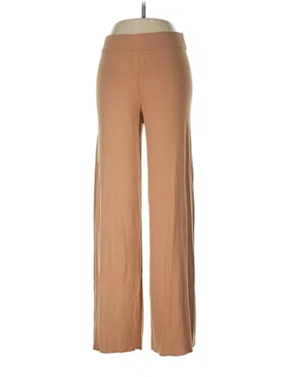 Pre-owned Zara Casual Pants In Brown