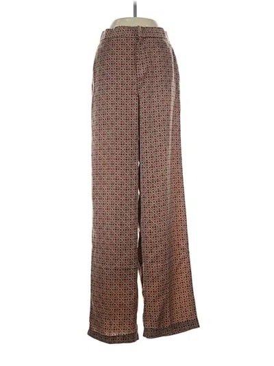 Pre-owned Zara Casual Pants In Brown