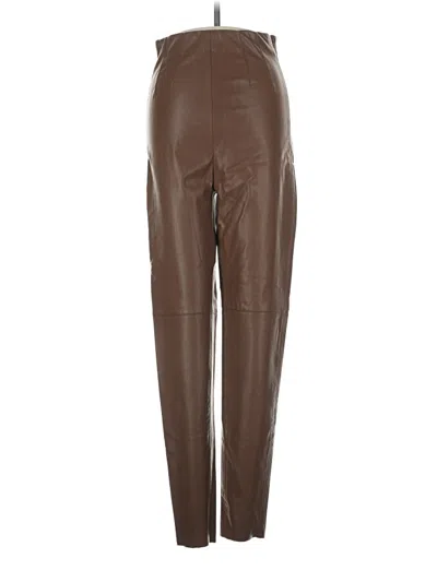 Pre-owned Zara Casual Pants In Brown