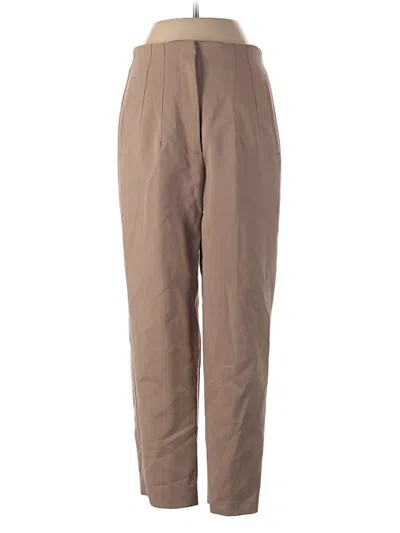 Pre-owned Zara Casual Pants In Brown