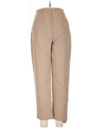 Pre-owned Zara Casual Pants In Brown