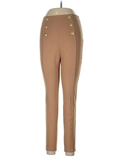 Pre-owned Zara Casual Pants In Brown