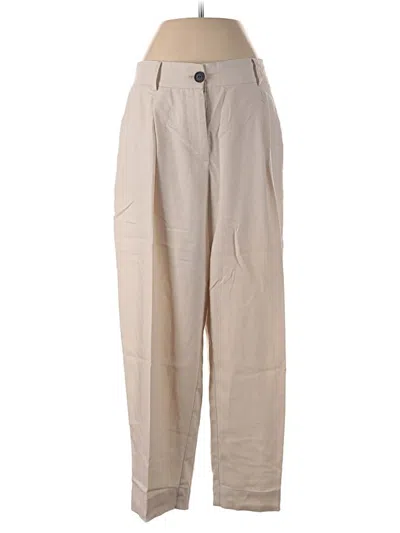 Pre-owned Zara Casual Pants In Brown