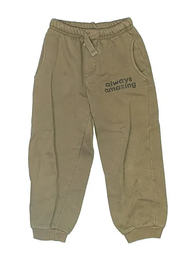 Pre-owned Zara Kids' Casual Pants In Brown