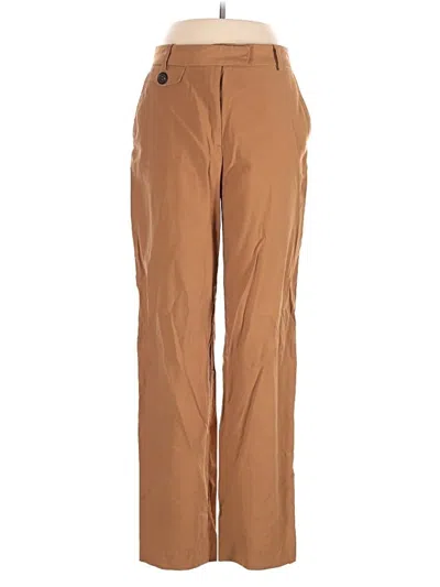 Pre-owned Zara Casual Pants In Brown