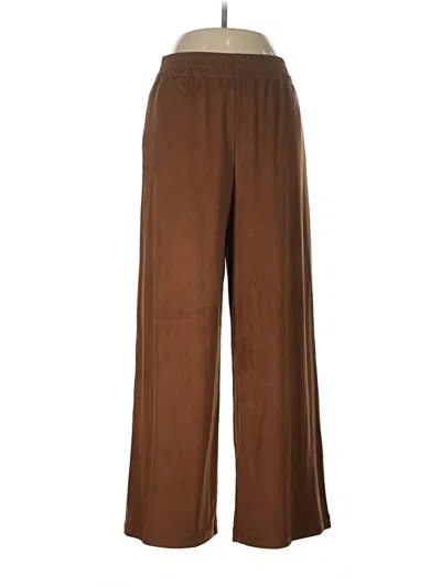 Pre-owned Zara Casual Pants In Brown