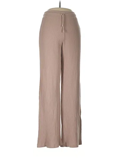 Pre-owned Zara Casual Pants In Brown