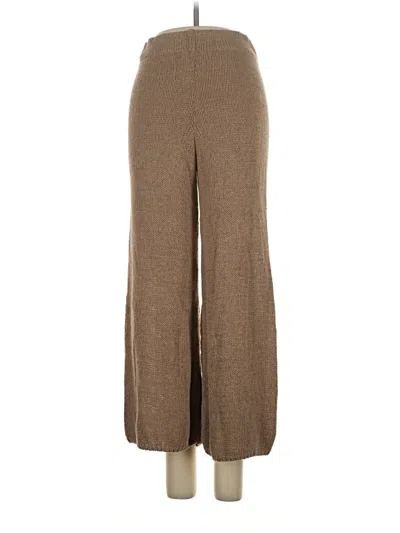 Pre-owned Zara Casual Pants In Brown