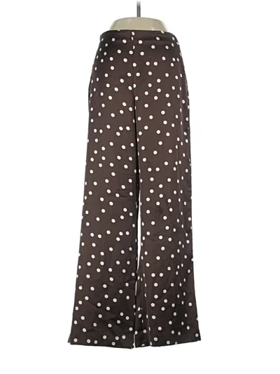 Pre-owned Zara Casual Pants In Brown