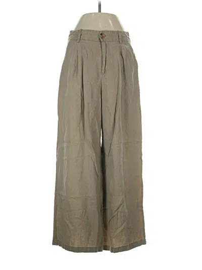 Pre-owned Zara Casual Pants In Brown