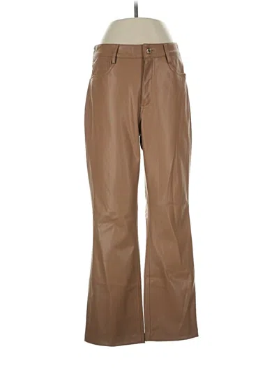 Pre-owned Zara Casual Pants In Brown