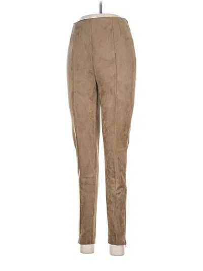 Pre-owned Zara Casual Pants In Brown