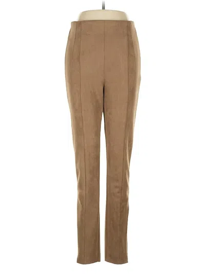 Pre-owned Zara Casual Pants In Brown
