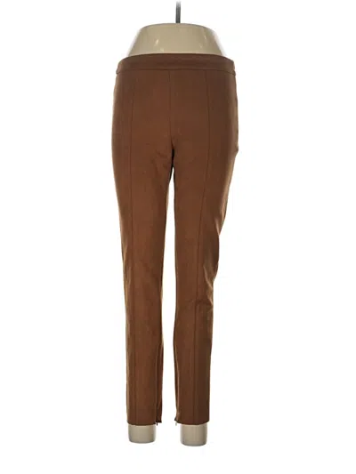 Pre-owned Zara Casual Pants In Brown