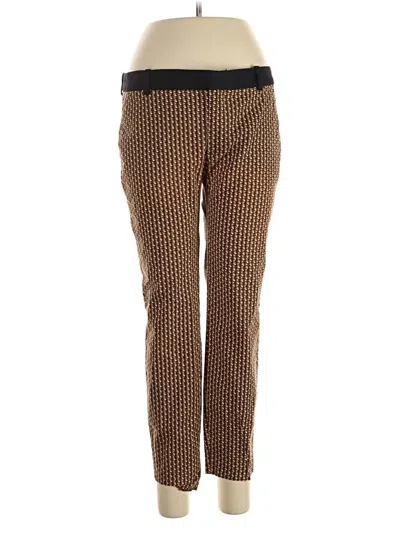 Pre-owned Zara Casual Pants In Brown