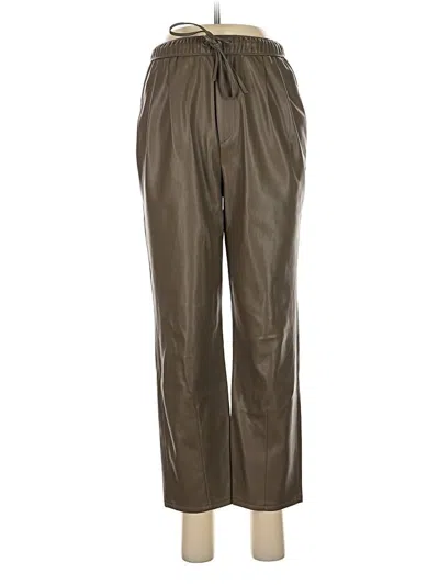 Pre-owned Zara Casual Pants In Brown