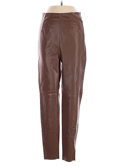 Pre-owned Zara Casual Pants In Brown