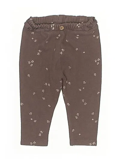 Pre-owned Zara Babies' Casual Pants In Brown
