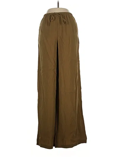 Pre-owned Zara Casual Pants In Brown