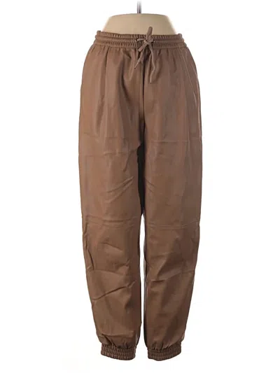 Pre-owned Zara Casual Pants In Brown