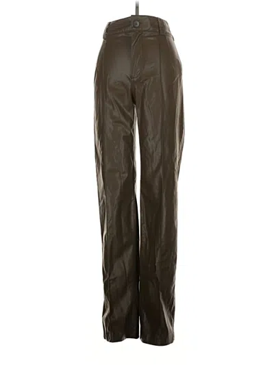 Pre-owned Zara Casual Pants In Brown