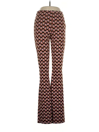 Pre-owned Zara Casual Pants In Brown