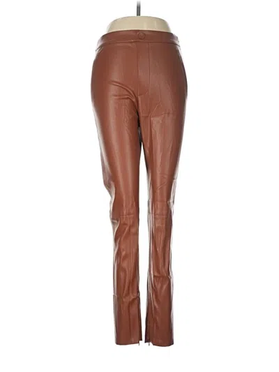 Pre-owned Zara Casual Pants In Brown