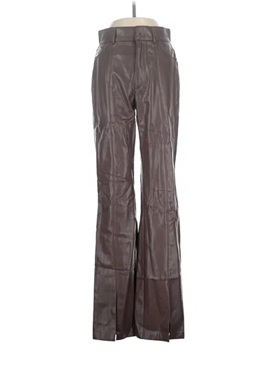 Pre-owned Zara Casual Pants In Brown