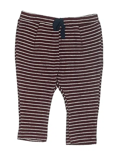 Pre-owned Zara Babies' Casual Pants In Burgundy