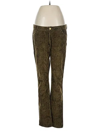 Pre-owned Zara Casual Pants In Gold