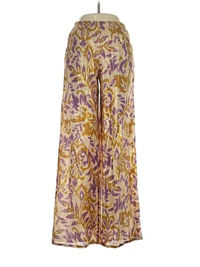 Zara Casual Pants In Gold