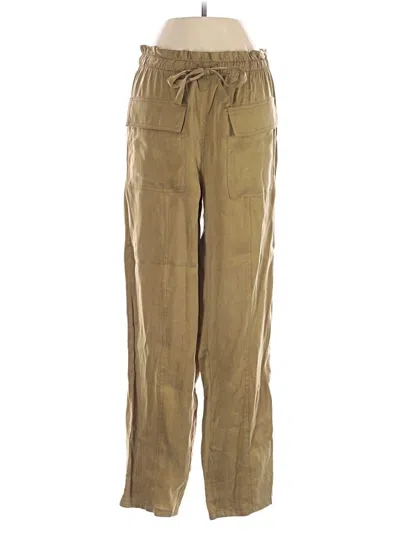 Pre-owned Zara Casual Pants In Gold