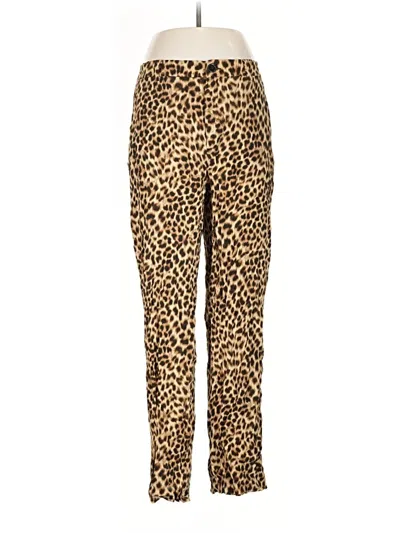 Pre-owned Zara Casual Pants In Gold