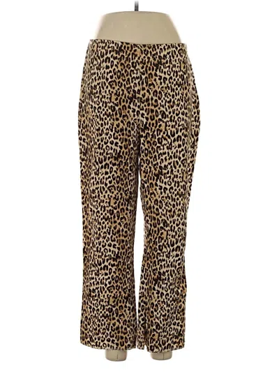 Pre-owned Zara Casual Pants In Gold