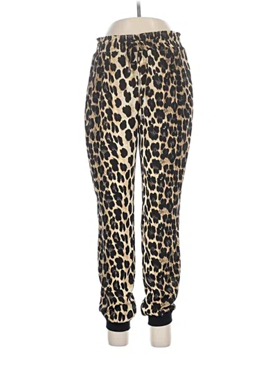 Pre-owned Zara Casual Pants In Gold