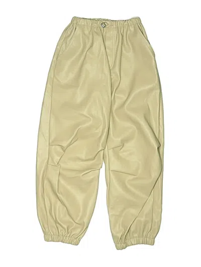 Pre-owned Zara Kids' Casual Pants In Gold