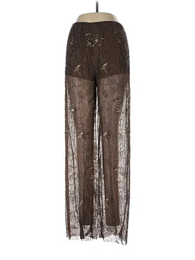 Zara Casual Pants In Gold