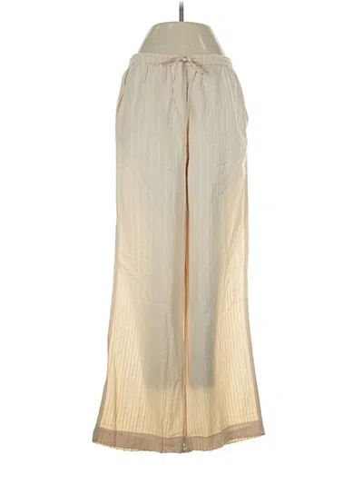 Pre-owned Zara Casual Pants In Gold