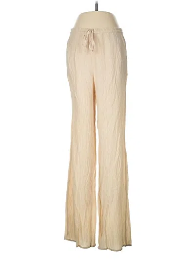 Pre-owned Zara Casual Pants In Gold
