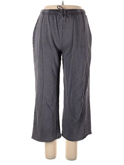 Pre-owned Zara Casual Pants In Gray