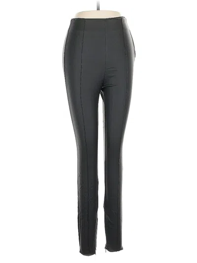 Pre-owned Zara Casual Pants In Gray