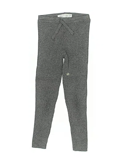 Pre-owned Zara Kids' Casual Pants In Gray