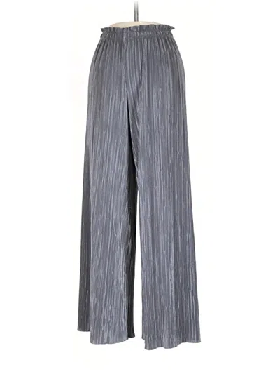 Pre-owned Zara Casual Pants In Gray