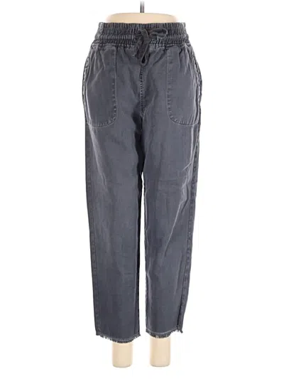 Pre-owned Zara Casual Pants In Gray