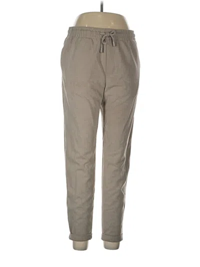 Pre-owned Zara Casual Pants In Gray