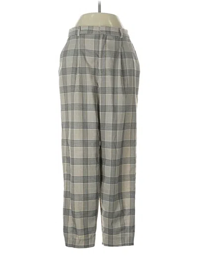 Pre-owned Zara Casual Pants In Gray