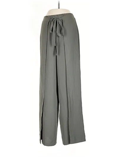 Pre-owned Zara Casual Pants In Gray