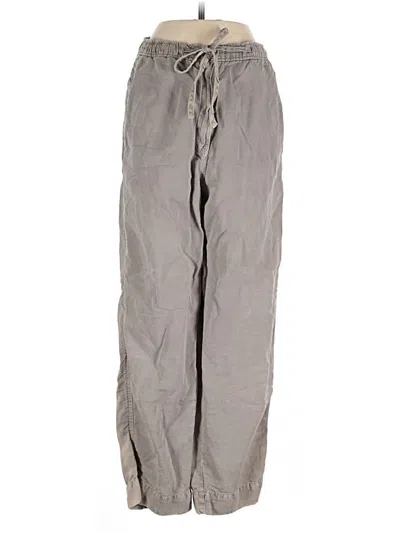Pre-owned Zara Casual Pants In Gray