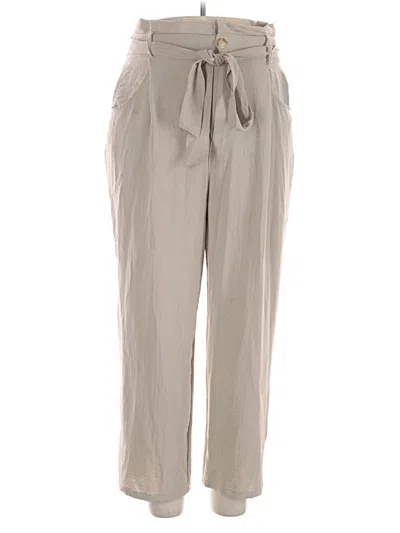 Pre-owned Zara Casual Pants In Gray