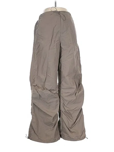 Pre-owned Zara Casual Pants In Gray